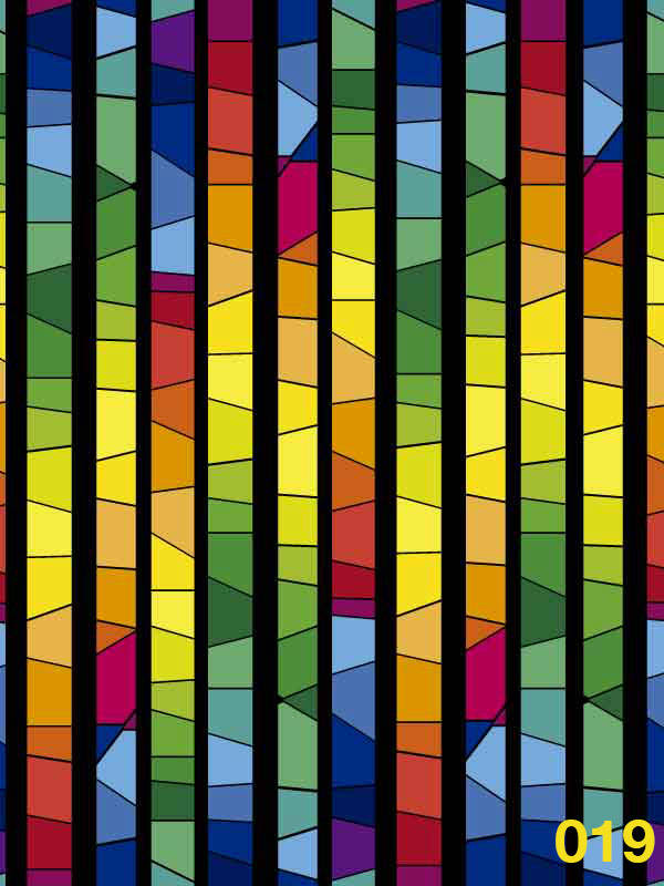 Diseño vitral Decozafira empavonado vitrales